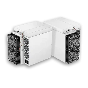 Antminer S19 90TH two miner angled view