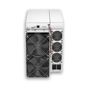 Antminer S19J PRO 92TH rear miner horizontal view
